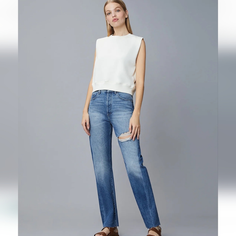 DL1961 High Rise Straight Jean - Picture 2 of 13